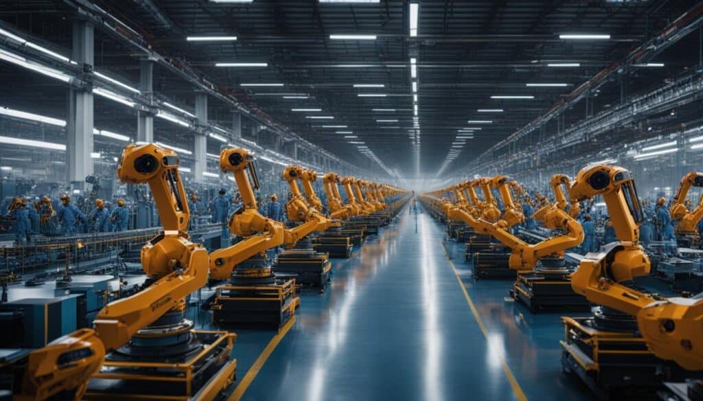china líder en producción de robots humanoides