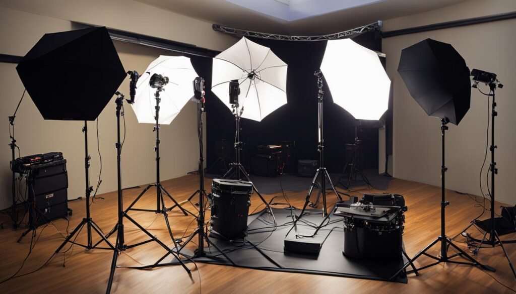 iluminación para videos